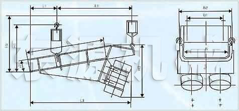 GZG電機(jī)振動給料機(jī)安裝示意圖